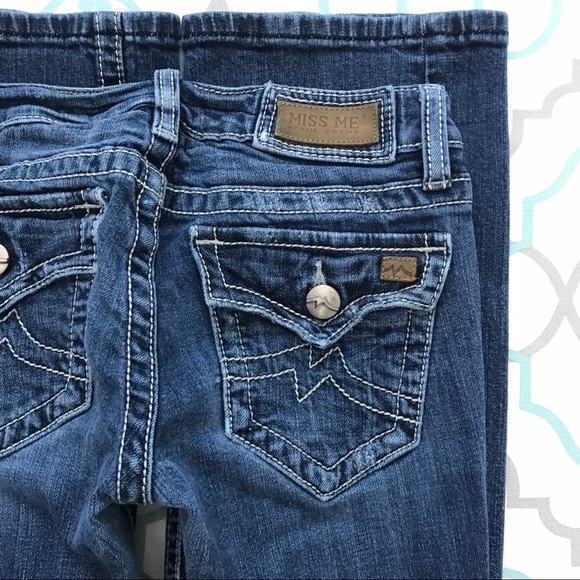 Miss Me Denim - 💙👖MISS ME! FLAP POCKETS!👖💙25 0 32” GUC AWESOME